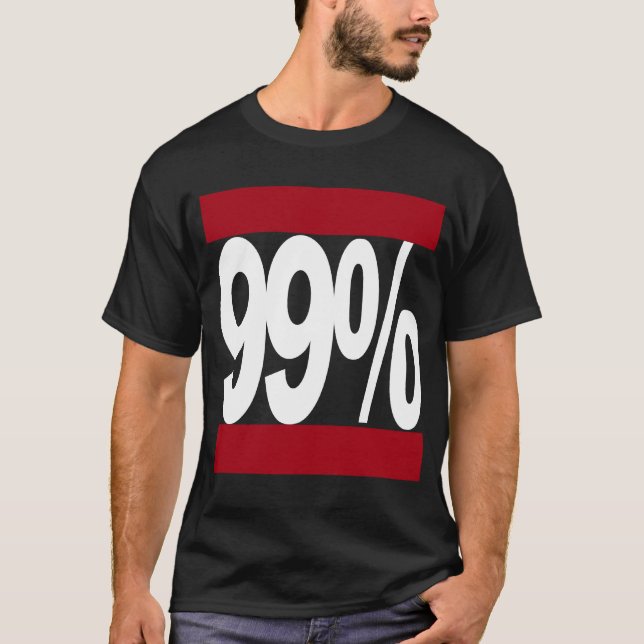 Occupy Wall Street 99% klassisches T-Shirt (Vorderseite)