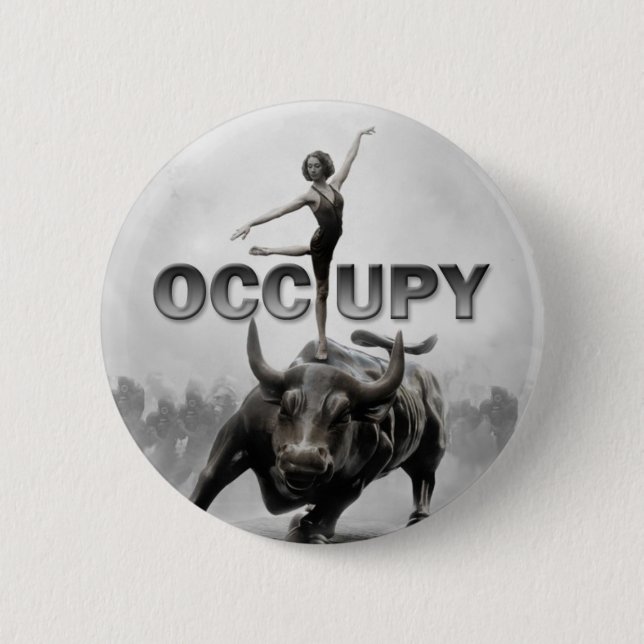 Occupy Wall Street Button (Vorderseite)