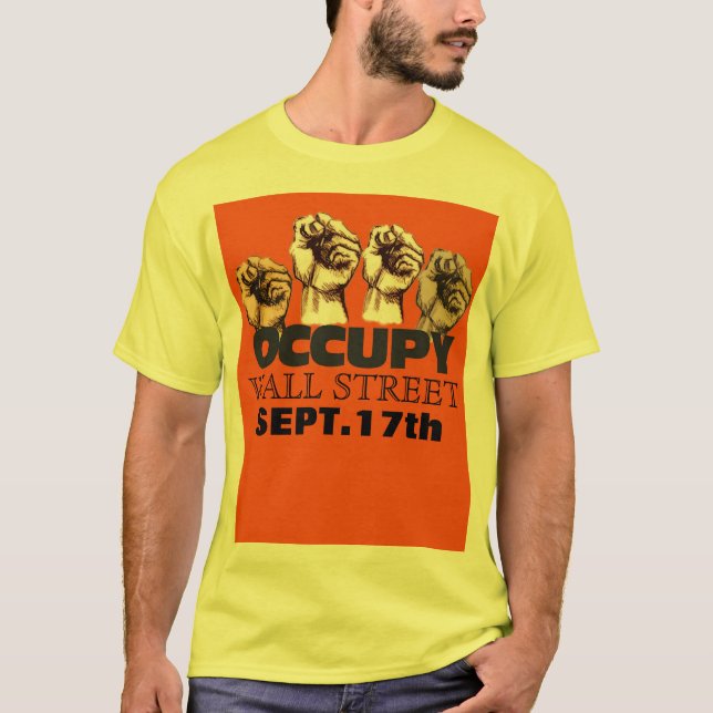 Occupy Wall Street T-Shirt (Vorderseite)