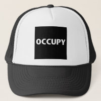 Occupy (weiß auf schwarz)