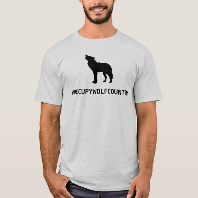 #OCCUPYWOLFCOUNTRY T-Shirt (Vorderseite)