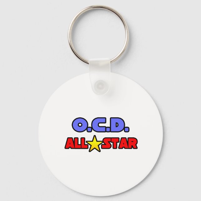OCD All Star Schlüsselanhänger (Vorderseite)
