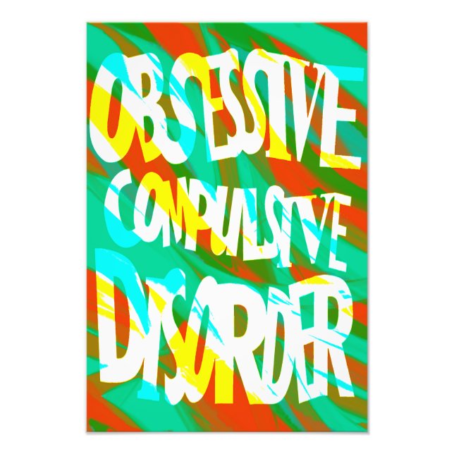 OCD Awareness, Colour Theory Poster   (Vorne)