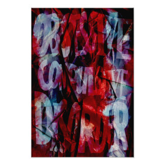 OCD Awareness, Colour Theory Poster (Textured)