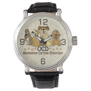 OCD besessene Hunde- Störung Armbanduhr