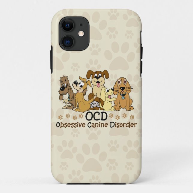 OCD besessene Hunde- Störung Case-Mate iPhone Hülle (Rückseite)