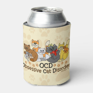 OCD besessene Katzen-Störung Dosenkühler