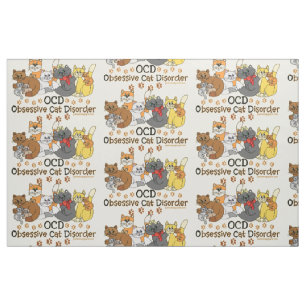 OCD besessene Katzen-Störung Stoff