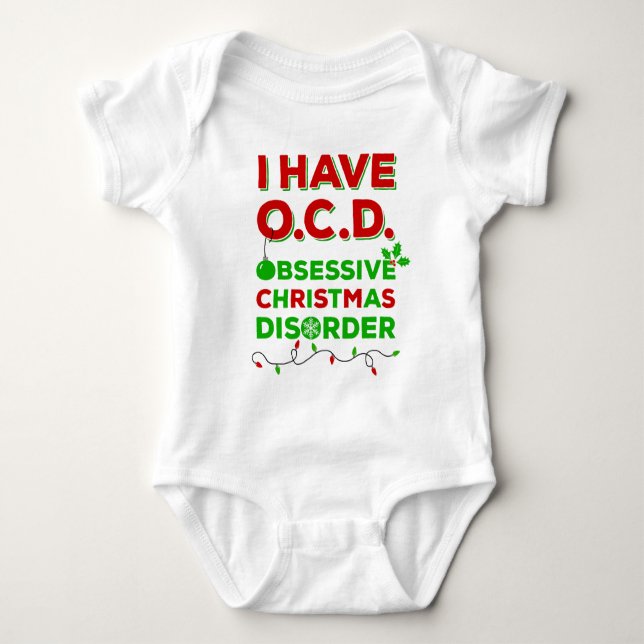 OCD besessene Weihnachtsstörungs-T - Shirts (Vorderseite)