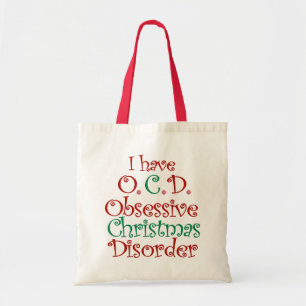 OCD - Besessene Weihnachtsstörungs-Taschen-Tasche Tragetasche