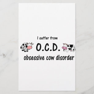 OCD Kuh Briefpapier