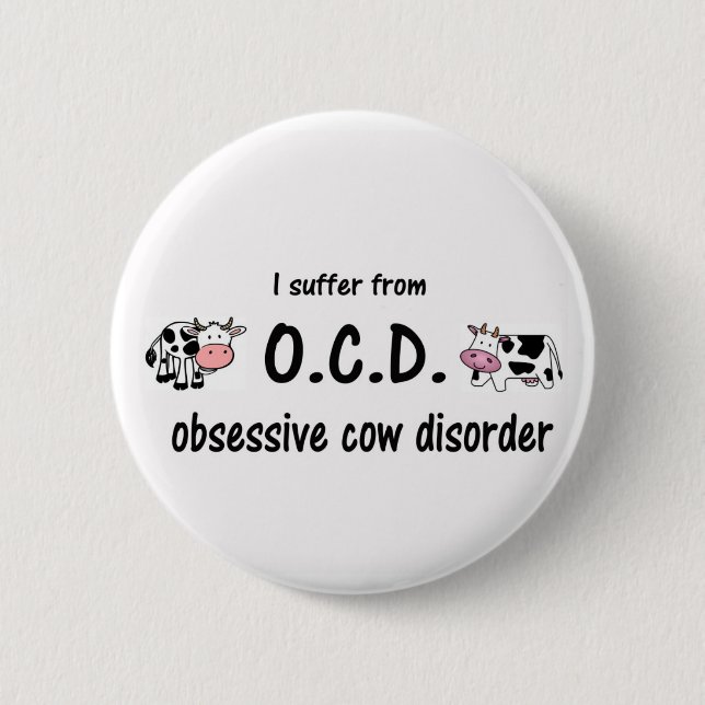 OCD Kuh Button (Vorderseite)