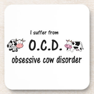 OCD Kuh Getränkeuntersetzer