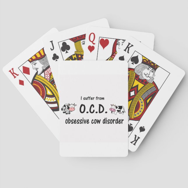 OCD Kuh Spielkarten (Rückseite)