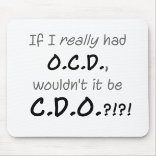 OCD MOUSEPAD