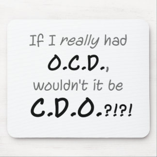 OCD MOUSEPAD