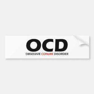 OCD - Obsessiv-Conure-Störung Autoaufkleber