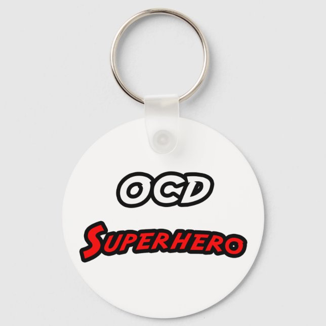 OCD Superhero Schlüsselanhänger (Vorderseite)