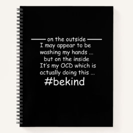 OCD - zwanghaftes Bewusstsein für Zwangsstörungen Notizbuch