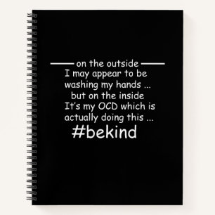 OCD - zwanghaftes Bewusstsein für Zwangsstörungen Notizbuch