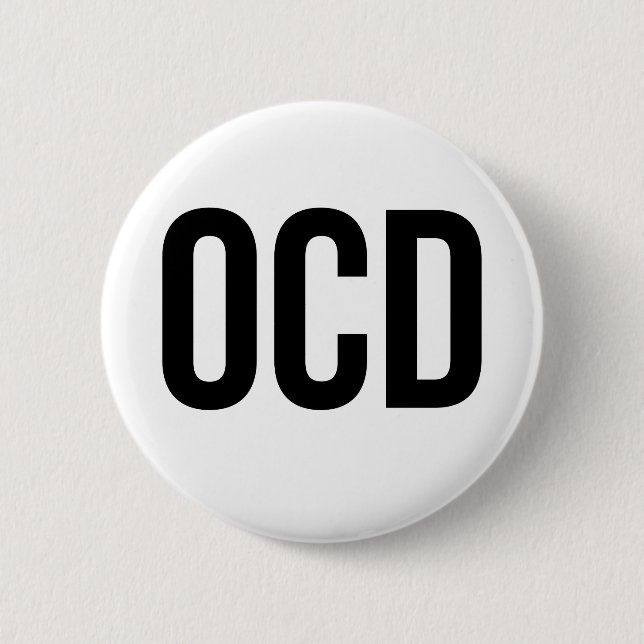 OCD Zwangsstörung Button (Vorderseite)