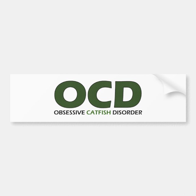 OCD - Zwangsstörung der Katzen Autoaufkleber (Vorne)