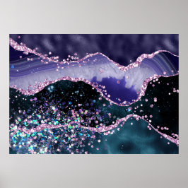*~* Ocean Agate Celestial GLITZER AP8 Poster