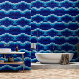 Ocean Agate: Meeresschichten mesmerisieren Tapete