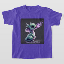 Ocean Aquatic-Mer Dragon bläst Rauchkinder T-Shirt