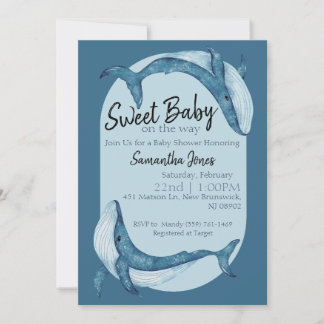 Ocean Baby Shower Invitation