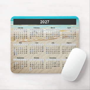 Ocean Beach 2027 Kalender Mousepad