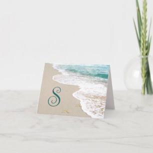 Ocean Beach Avec Lettre Monogramme S