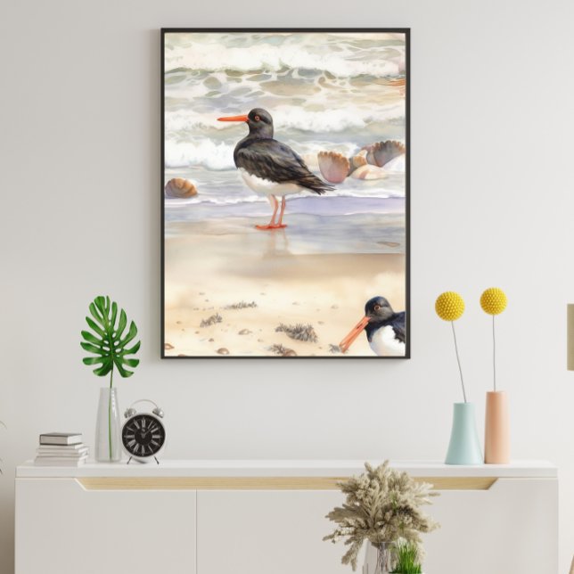 Ocean Beach Bird Poster (Von Creator hochgeladen)