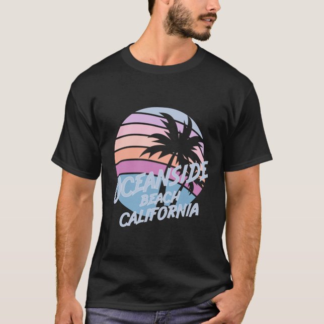 Ocean Beach California T-Shirt (Vorderseite)