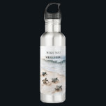 Ocean Beach Coast Sea Turtles Edelstahlflasche<br><div class="desc">Ocean Beach Coast Sea Turtles</div>