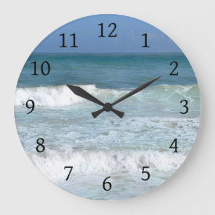 Ocean Beach Foto 65 Große Wanduhr