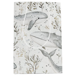 Ocean Beach Gray Whales Mittlere Geschenktüte