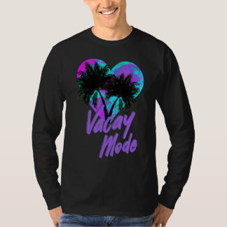 Ocean Beach Heart Liebe Grafik Sommerzeit T-Shirt