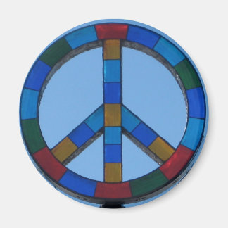Ocean Beach Peace Sign Magnet