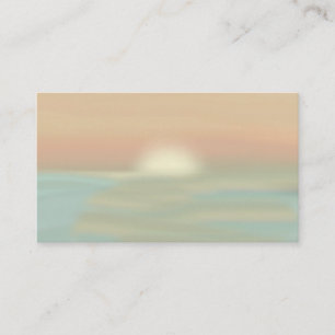 Ocean Beach Pittoresque Sunset Life Coach carte de