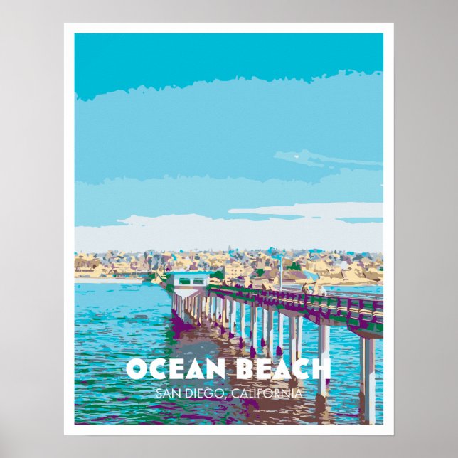 Ocean Beach Poster (Vorne)