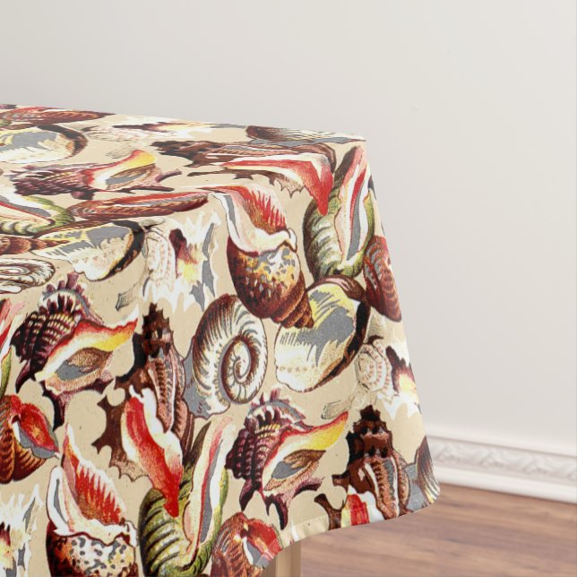 Ocean Beach Sandy Muscheln Muster Tischdecke (Beispiel)