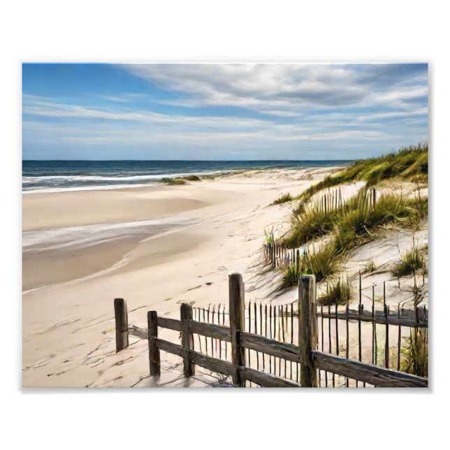 Ocean Beach Scene Foto Print (Vorne)