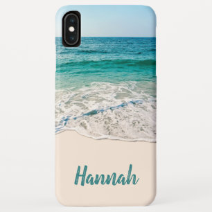 Ocean Beach Shore Fügen Sie Ihren Namen hinzu Case-Mate iPhone Hülle