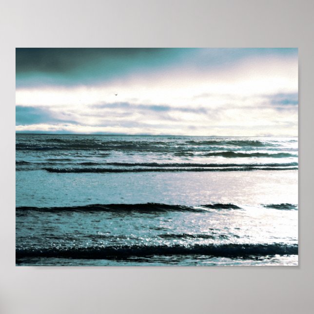 Ocean Beach Sunset Poster (Vorne)