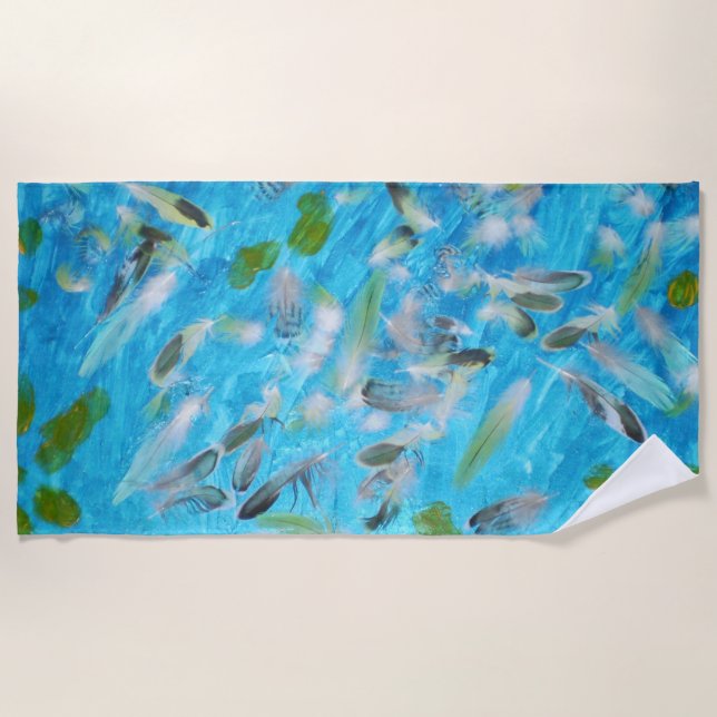 Ocean Birds Beach Handtuch (Vorderseite)