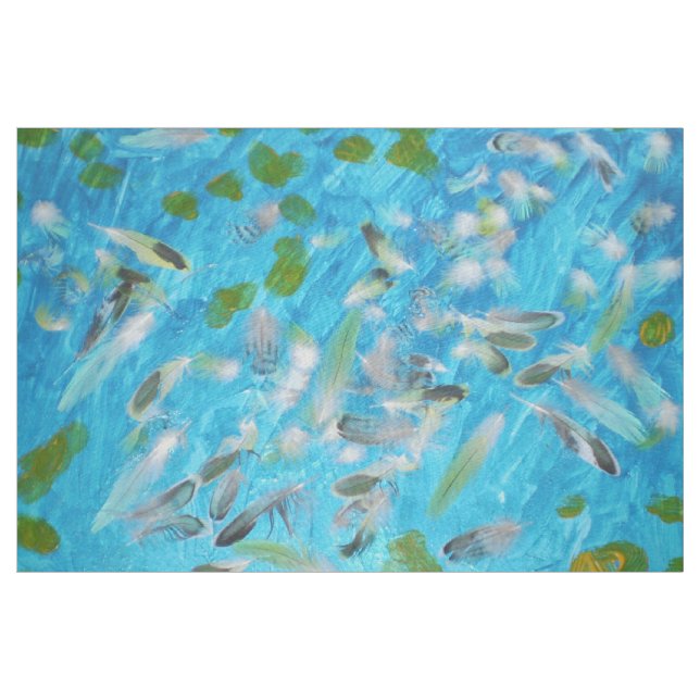 Ocean Birds Fabric Stoff (Yard (91,4 cm))