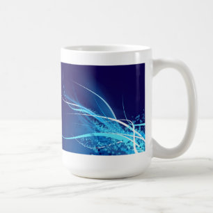 Océan bleu Abstrait - Mug