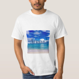 Océan bleu et ciel Groom T-shirt