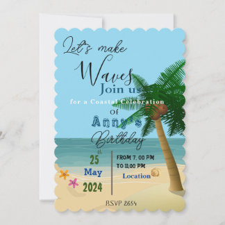 Ocean Bliss Celebrations Einladung